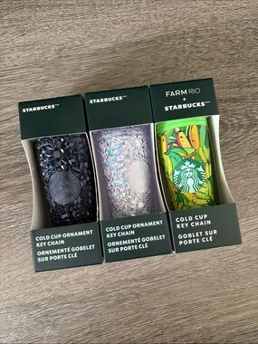 Starbucks Cup Key Chains - PRICE INCLUDES ALL - originally $13 each